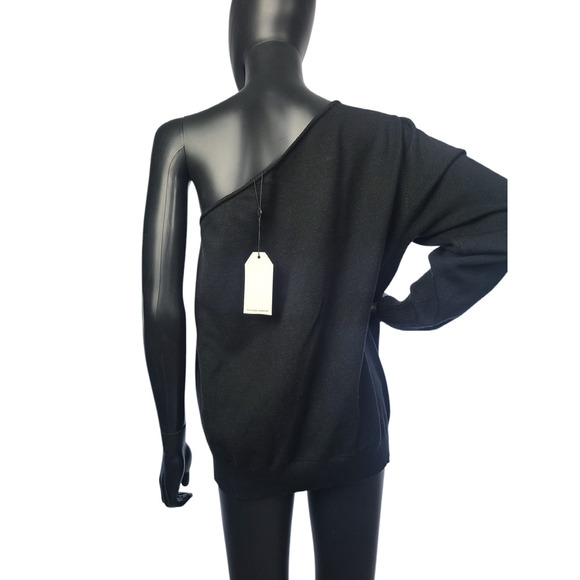 Universal Standard One Shoulder Lightweight Sweater Top Size M (18-20) NWT - Picture 4 of 7